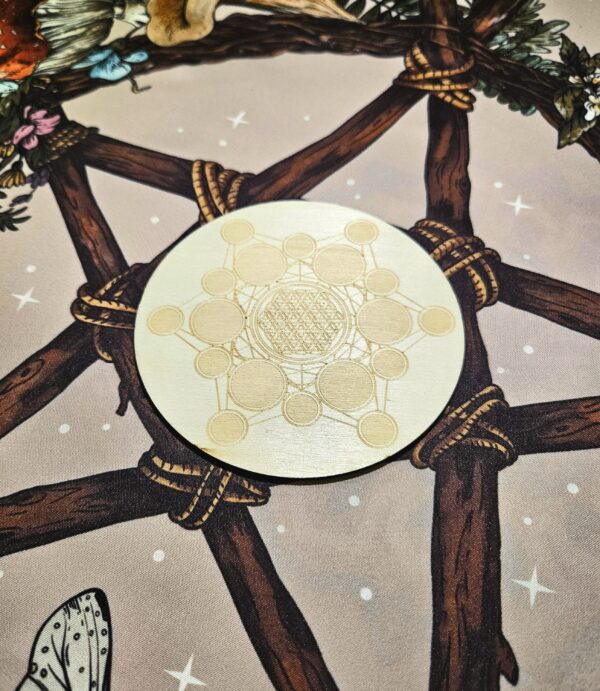 Plaque de rechargement (Metatron/ Fleur de Vie) – Image 2