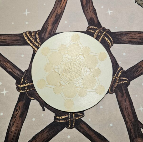 Plaque de rechargement (Metatron/ Fleur de Vie)