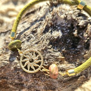 Bracelet « Murmure des Roches » (Unakite)