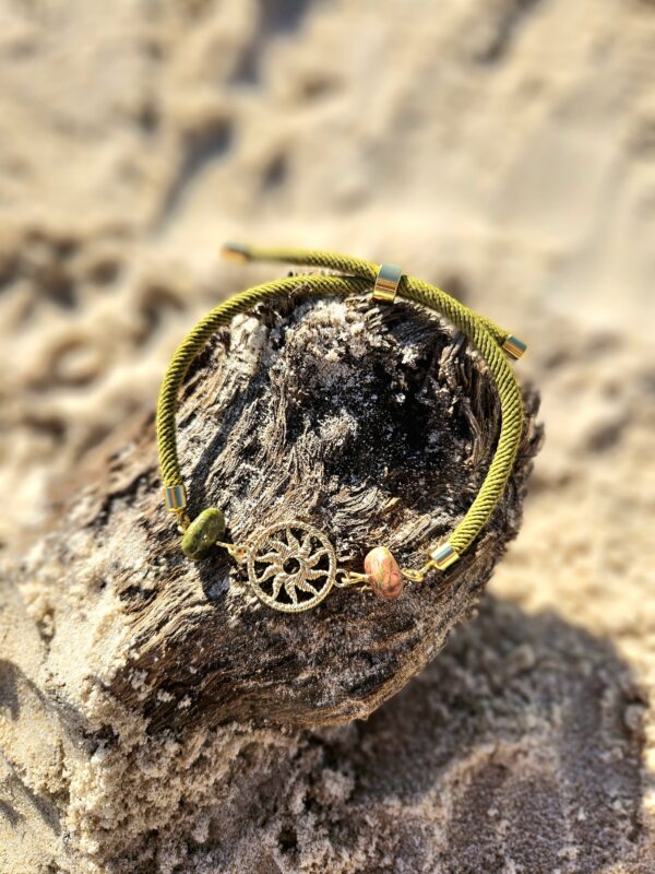 Bracelet « Murmure des Roches » (Unakite) – Image 2