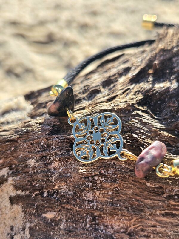Bracelet « Souffle Ancestral » (Rhodonite Rose)