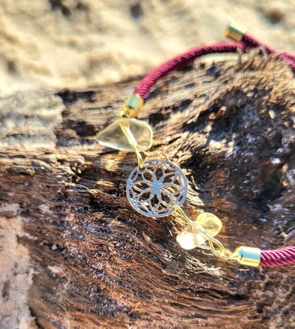 Bracelet « Soleil de Gaïa » (Citrine)