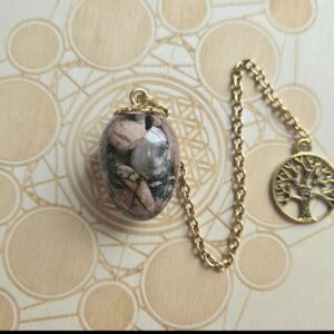 Pendule Rhodonite
