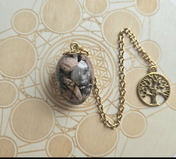 Pendule Rhodonite