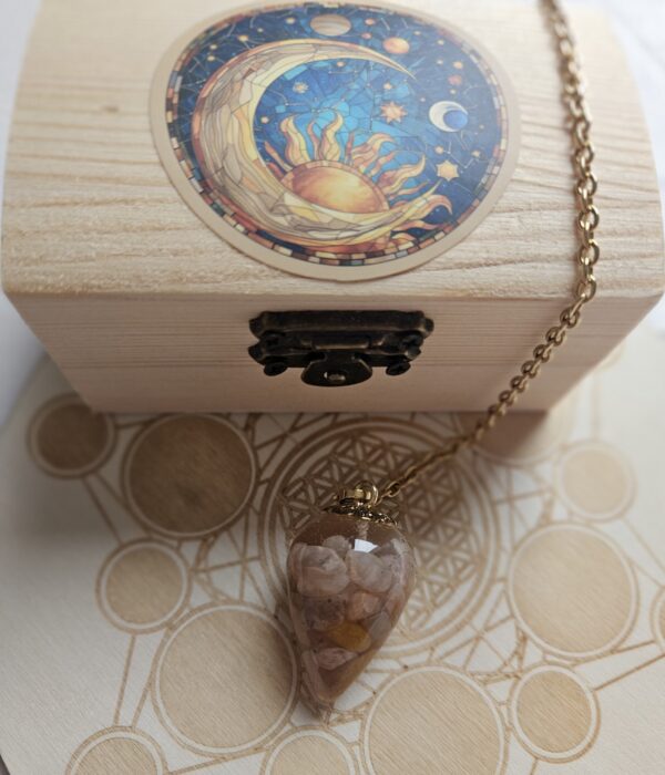 Pendule - Pierre de Lune Rosé – Image 3