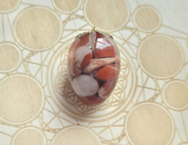 Pendule - Jaspe Rouge – Image 2
