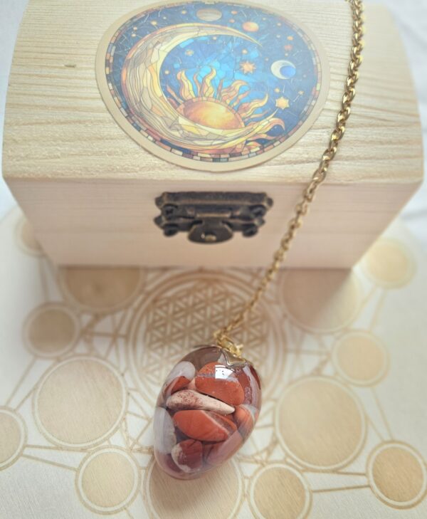 Pendule - Jaspe Rouge – Image 3