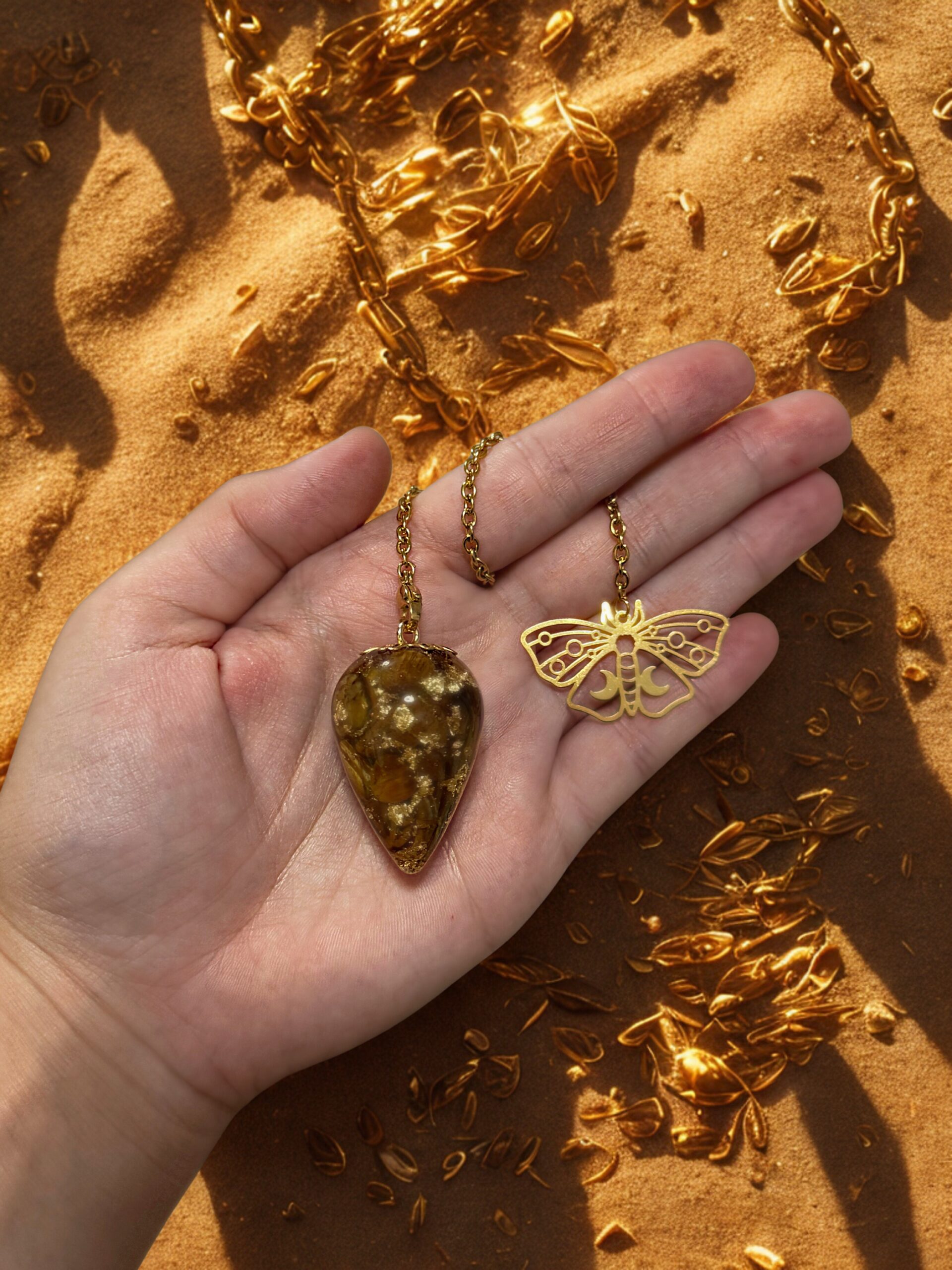 Pendule - Œil de Tigre