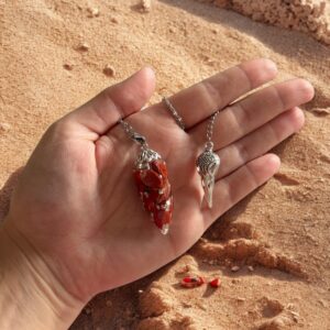 Pendule - Jaspe Rouge