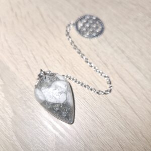 Pendule - Howlite / Pyrite