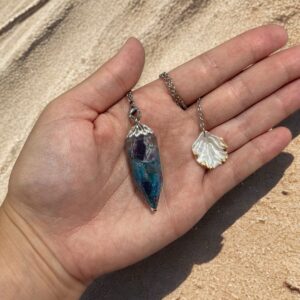 Pendule - Améthyste/ Apatite