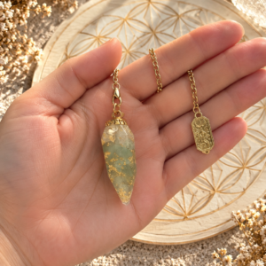 Pendule Aventurine et citrine